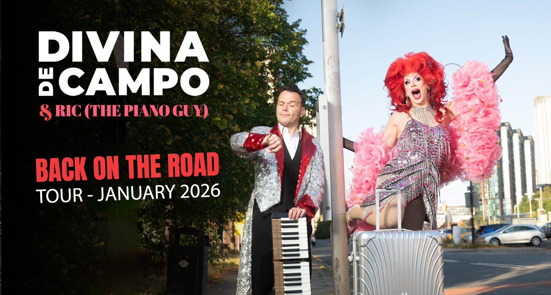 Divina De Campo and Ric Neale - Back on the Road 2026 tour